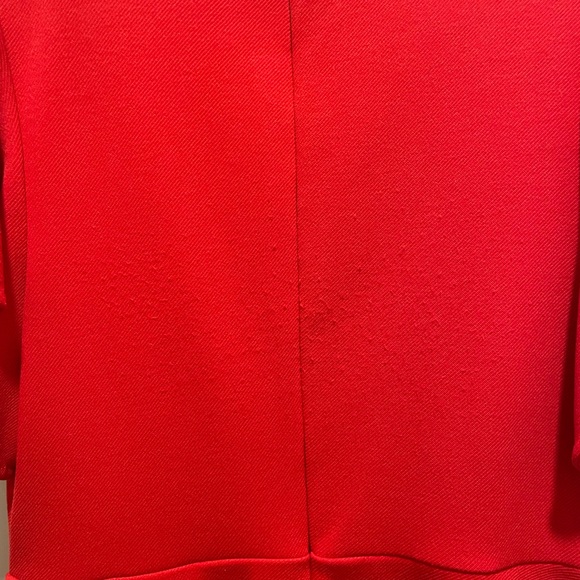 Maeve/Anthropologie Deena Flutter Sleeve Dress. Size Medium. Red. - Picture 6 of 6